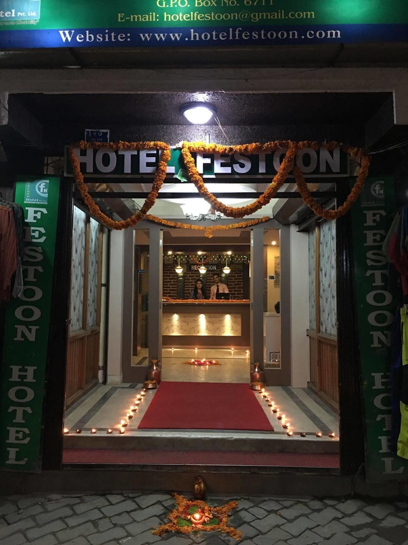 Festoon Hotel Kathmandu Bagian luar foto